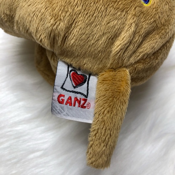 WEBKINZ Mud Hippo Plush Tan Ganz Hippopotamus EUC - Picture 7 of 8